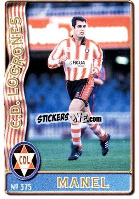Sticker Manel - Las Fichas De La Liga 1996-1997 - Mundicromo