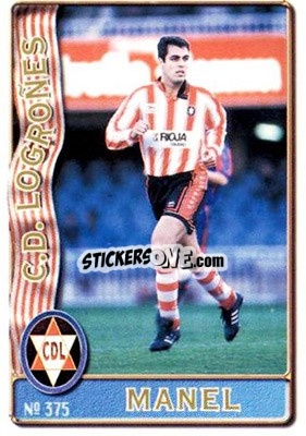 Cromo Manel - Las Fichas De La Liga 1996-1997 n. 375 - Mundicromo