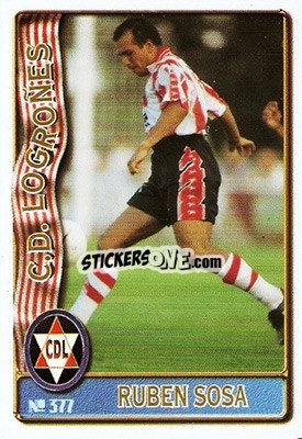 Sticker Ruben S. - Las Fichas De La Liga 1996-1997 - Mundicromo