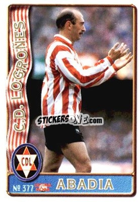 Figurina Abadia - Las Fichas De La Liga 1996-1997 n. 377a - Mundicromo