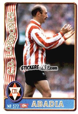 Cromo Abadia - Las Fichas De La Liga 1996-1997 - Mundicromo