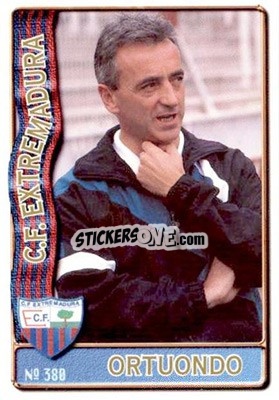 Sticker Ortuondo - Las Fichas De La Liga 1996-1997 - Mundicromo