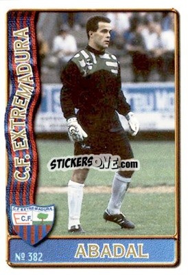 Sticker Abadal - Las Fichas De La Liga 1996-1997 - Mundicromo