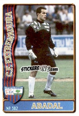 Sticker Abadal - Las Fichas De La Liga 1996-1997 n. 382 - Mundicromo