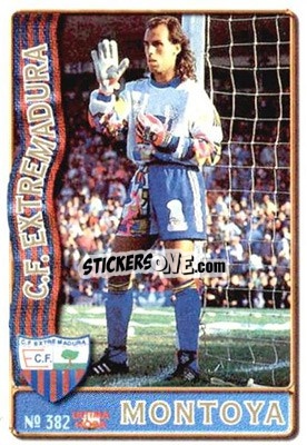 Sticker Montoya - Las Fichas De La Liga 1996-1997 n. 382a - Mundicromo