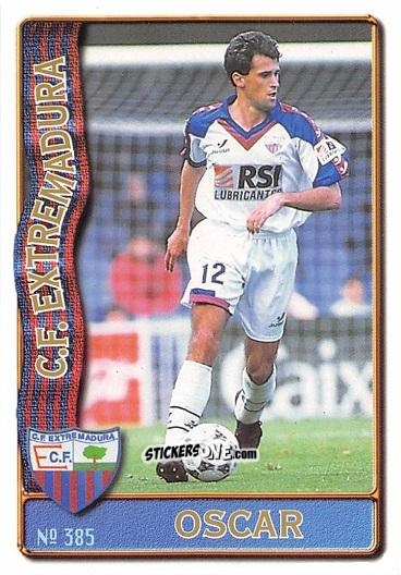 Sticker Oscar Montiel Marin - Las Fichas De La Liga 1996-1997 n. 385 - Mundicromo