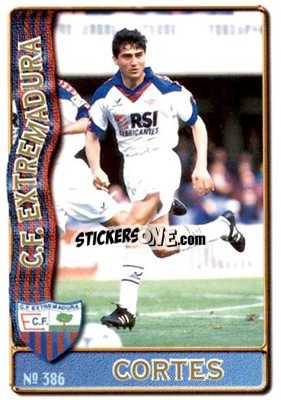 Sticker Cortés - Las Fichas De La Liga 1996-1997 - Mundicromo