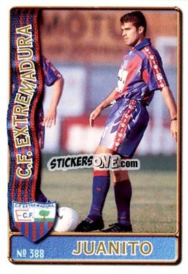 Cromo Juanito - Las Fichas De La Liga 1996-1997 - Mundicromo