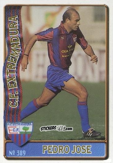 Sticker Pedro Josè Lorenzo Galan - Las Fichas De La Liga 1996-1997 n. 389 - Mundicromo