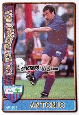 Cromo Antonio - Las Fichas De La Liga 1996-1997 - Mundicromo