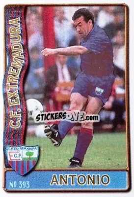 Sticker Antonio - Las Fichas De La Liga 1996-1997 n. 393 - Mundicromo