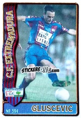 Sticker Gluscevic - Las Fichas De La Liga 1996-1997 n. 394 - Mundicromo