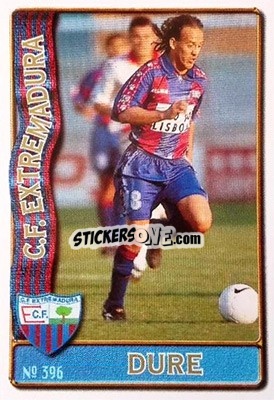 Sticker Duré - Las Fichas De La Liga 1996-1997 n. 396 - Mundicromo