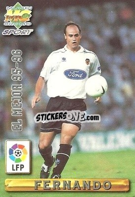 Cromo Fernando - Las Fichas De La Liga 1996-1997 n. 401 - Mundicromo