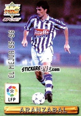 Sticker Aranzabal - Las Fichas De La Liga 1996-1997 - Mundicromo
