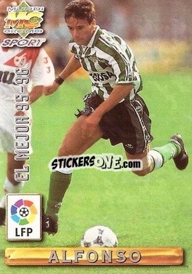 Sticker Alfonso Perez - Las Fichas De La Liga 1996-1997 n. 407 - Mundicromo