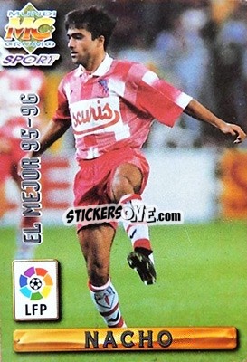 Figurina Nacho - Las Fichas De La Liga 1996-1997 - Mundicromo