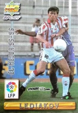 Figurina Lediakhov - Las Fichas De La Liga 1996-1997 n. 417 - Mundicromo