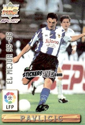 Cromo Pavlicic - Las Fichas De La Liga 1996-1997 - Mundicromo