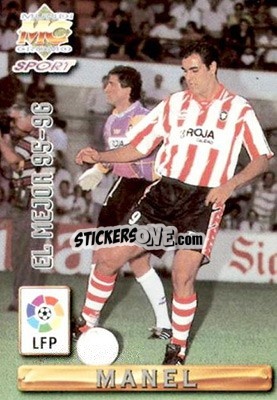 Figurina Manel - Las Fichas De La Liga 1996-1997 - Mundicromo