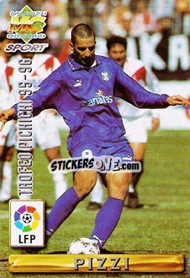 Sticker Pizzi - Las Fichas De La Liga 1996-1997 - Mundicromo