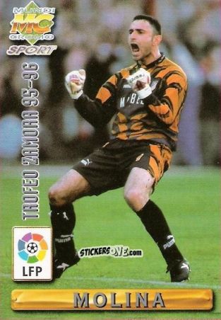 Sticker Molina - Las Fichas De La Liga 1996-1997 n. 423 - Mundicromo