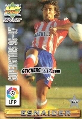 Sticker Esnaider / Caminero - Las Fichas De La Liga 1996-1997 n. 426 - Mundicromo