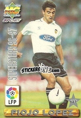 Sticker Zubizarreta / C. López - Las Fichas De La Liga 1996-1997 n. 427 - Mundicromo