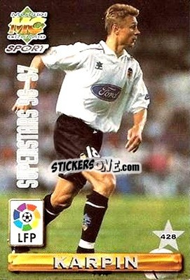 Sticker Karpin / Vlaovic - Las Fichas De La Liga 1996-1997 n. 428 - Mundicromo