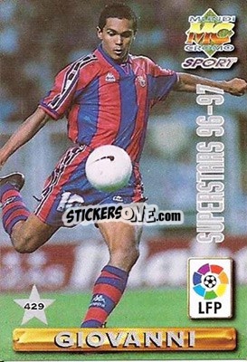 Sticker Ronaldo / Giovanni - Las Fichas De La Liga 1996-1997 n. 429 - Mundicromo