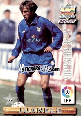 Cromo Jokanovic / Juanele - Las Fichas De La Liga 1996-1997 - Mundicromo