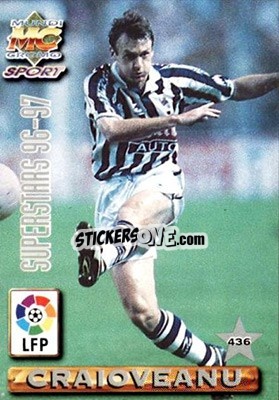 Sticker Kovacevic / Craioveanu - Las Fichas De La Liga 1996-1997 - Mundicromo