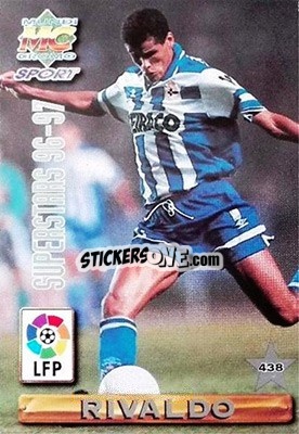Sticker Rivaldo / Martins - Las Fichas De La Liga 1996-1997 n. 438 - Mundicromo