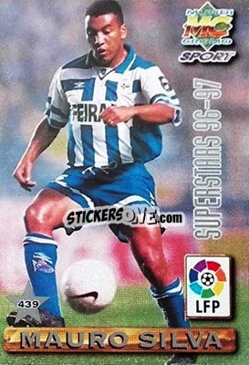 Sticker Mauro Silva / Songo'O - Las Fichas De La Liga 1996-1997 - Mundicromo