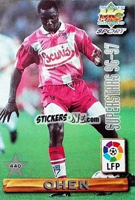 Sticker Ohen / Fabiano - Las Fichas De La Liga 1996-1997 - Mundicromo