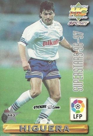 Sticker Toni / Higuera - Las Fichas De La Liga 1996-1997 n. 443 - Mundicromo