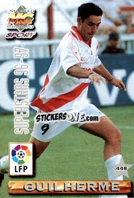 Cromo Guilherme / Morales - Las Fichas De La Liga 1996-1997 - Mundicromo