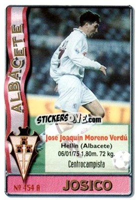 Sticker Luna / Josico - Las Fichas De La Liga 1996-1997 - Mundicromo