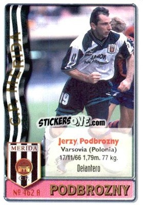 Sticker Podbrozny / Sierra - Las Fichas De La Liga 1996-1997 - Mundicromo