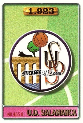 Sticker Salamanca / C. Brito - Las Fichas De La Liga 1996-1997 - Mundicromo