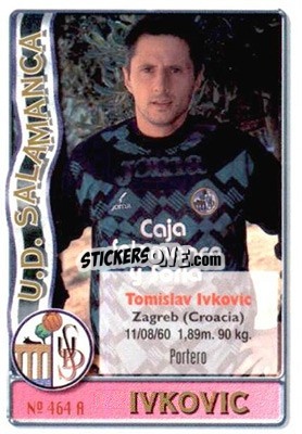 Cromo Ivkovic-P. Torres - Las Fichas De La Liga 1996-1997 - Mundicromo