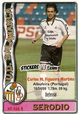 Sticker Serodio / Nuno Afonso - Las Fichas De La Liga 1996-1997 n. 466 - Mundicromo