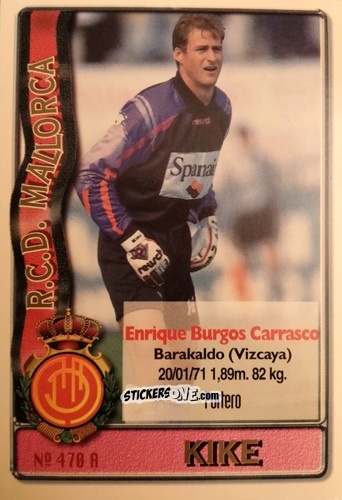 Figurina Kike / L. Rekarte - Las Fichas De La Liga 1996-1997 n. 470 - Mundicromo