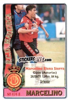 Sticker Marcelino / Monchu - Las Fichas De La Liga 1996-1997 - Mundicromo