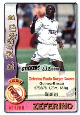 Cromo Zeferino / Ismael - Las Fichas De La Liga 1996-1997 - Mundicromo