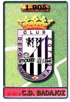 Figurina C.D Badajoz -Jose´maria - Las Fichas De La Liga 1996-1997 n. 481 - Mundicromo