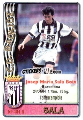 Sticker Tocornal / Sala - Las Fichas De La Liga 1996-1997 - Mundicromo