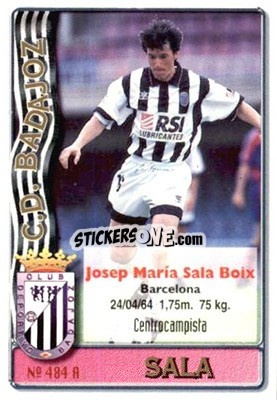 Figurina Tocornal / Sala - Las Fichas De La Liga 1996-1997 n. 484 - Mundicromo