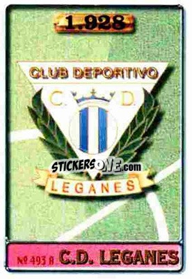 Cromo Leganés - Rajado - Las Fichas De La Liga 1996-1997 - Mundicromo