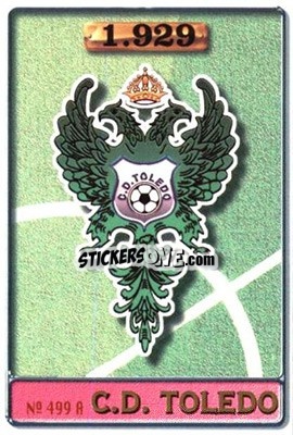 Sticker C.D Toledo / Herrero - Las Fichas De La Liga 1996-1997 n. 499 - Mundicromo